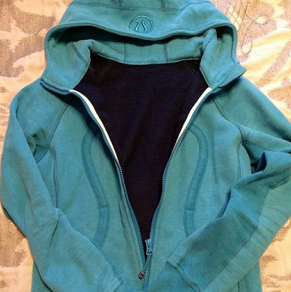 Teal Lululemon Scuba Hoodie